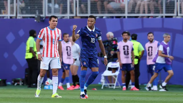 Prancis Tumbangkan Paraguay 1-0, Penalti Mbappe Antar Les Bleus ke Perempat Final