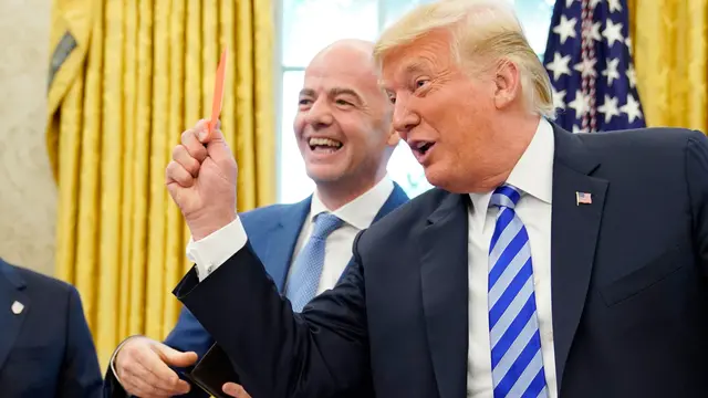 Trump Akui Kontak Infantino Sebelum Skorsing Kartu Merah Balogun Ditangguhkan